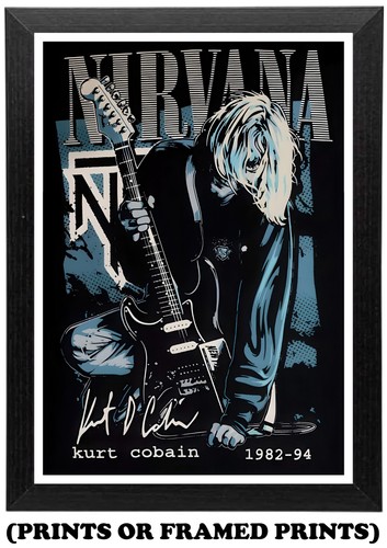 Nirvana kurt cobain rock - cobain,