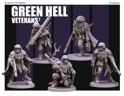 Red pilgrim green hell - green,