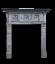 VICTORIAN CAST IRON FIREPLACE SURROUND........IDEAL FOR WOODBURNER OR STOVE