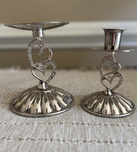 Vintage silver plated brass - silver,