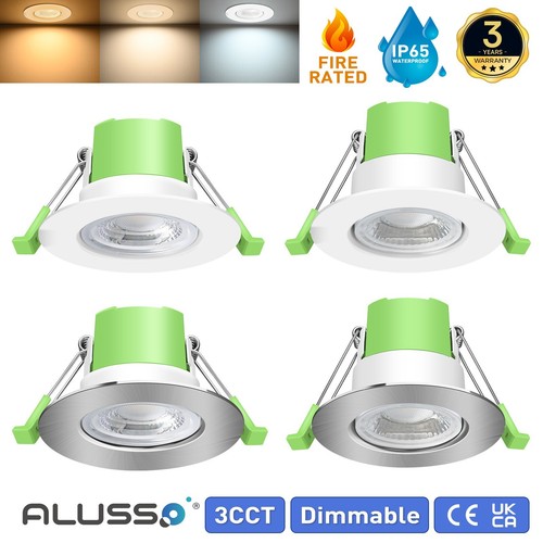 Led fire rated downlight cct - led,