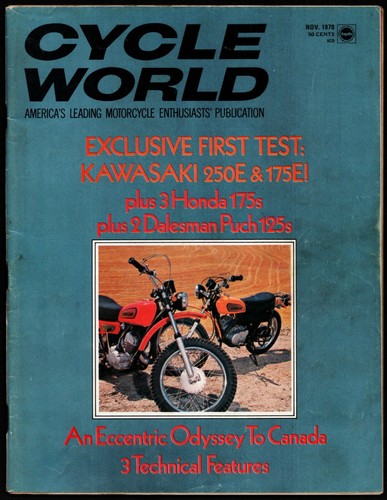 November 1970 cycle world - november,