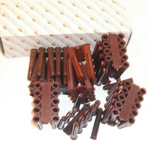 100 brown wall raw plug - brown,