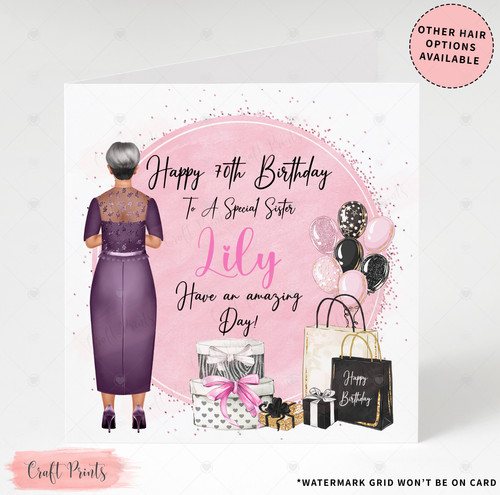 Personalised birthday card - personalised,