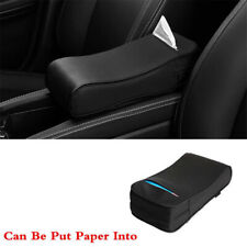 Car Central Armrest Pad Black PU Leather Arm Rest Seat Box Mat Can Be Put Paper·
