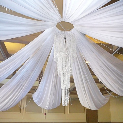 Wedding ceiling drapes roof - wedding,