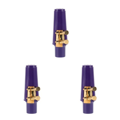 3pcs blue alto sax mouthpiece - blue,