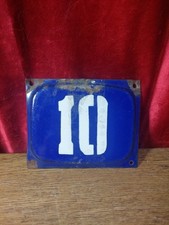 Vintage French Enamel Door