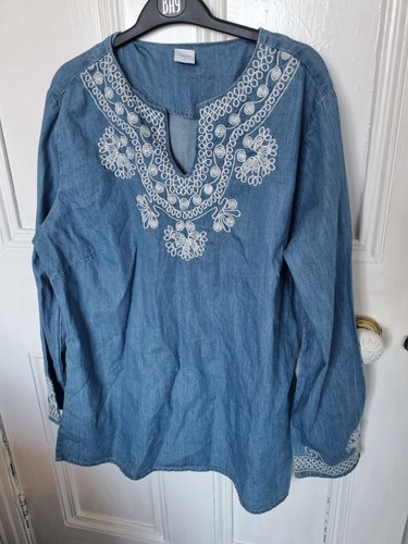 Cotton traders embroidered - cotton,