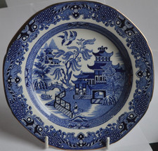 Burleigh ware blue willow side - ware,