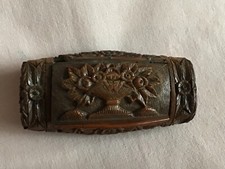 Snuffbox carved - snuffbox,