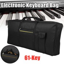 Black 61-Key Keyboard Gig Bag