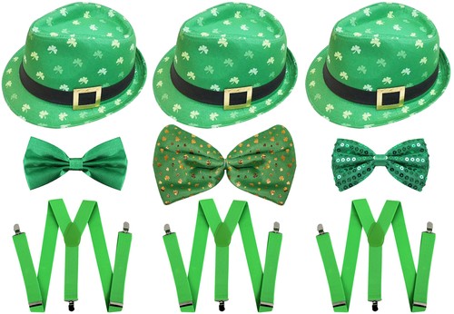 Irish trilby hat bow tie - trilby,