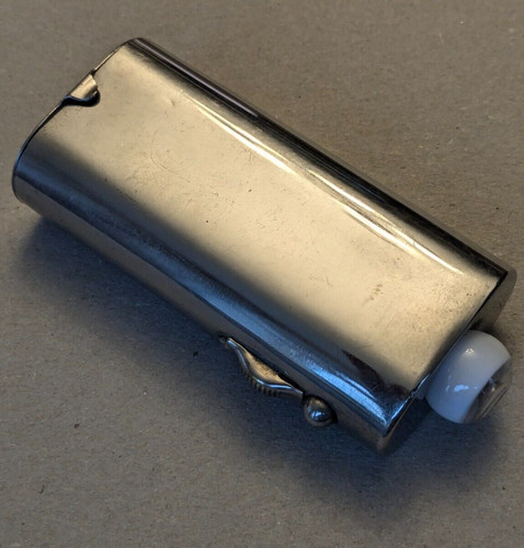 Vintage metal pocket torch - metal,