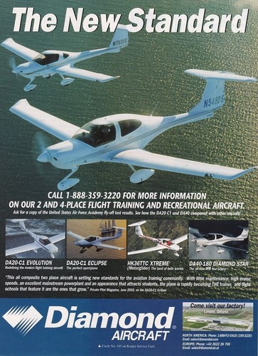 2002 diamond aircraft - diamond,