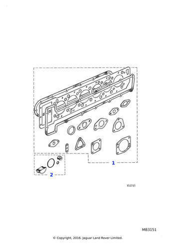 Jaguar genuine camshaft - 5x,