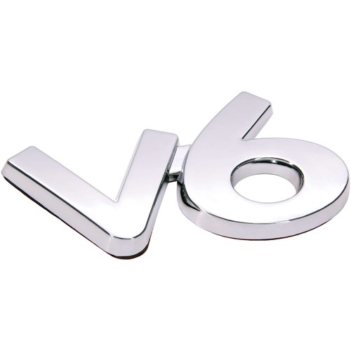 Abs chrome emblem - emblem, v6