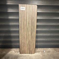 Shelf - 750 x 250 - 15mm Furniture Board - Old Zebrano With Black Trim - CT871