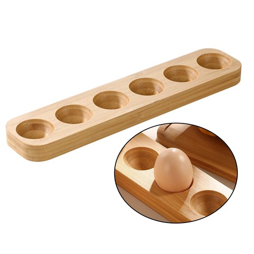 Wooden egg holder - holder, counter