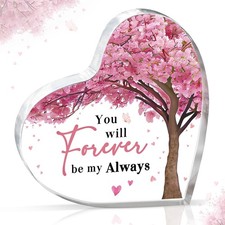 Gift for Girlfriend,Romantic I Love You Acrylic Plaque,Xmas Birthday Present UK