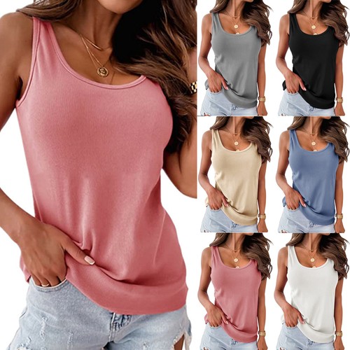 Ladies sleeveless vest tank - sleeveless,