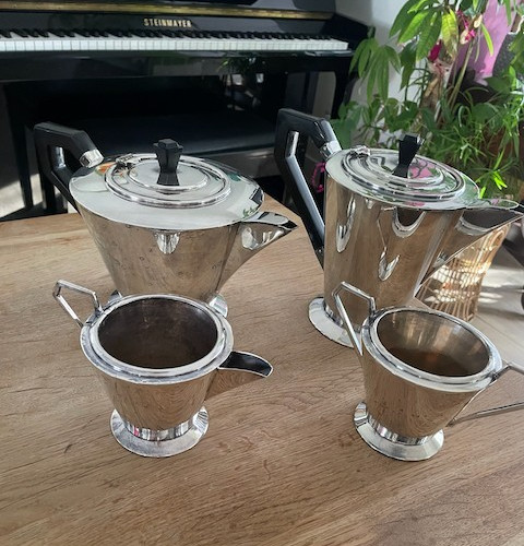 Art deco silver plate charles - art,