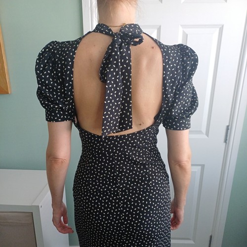 Topshop size midi dress - size,