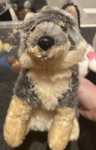 Wolf plush soft toy small - wolf,