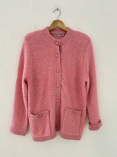 Vintage poppy baby pink - pink, fluffy