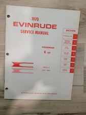 EVINRUDE Fisherman 6 HP,  1970
