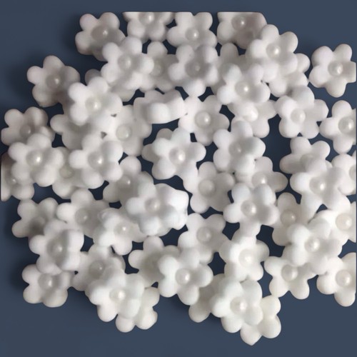 100 white edible flowers - white,