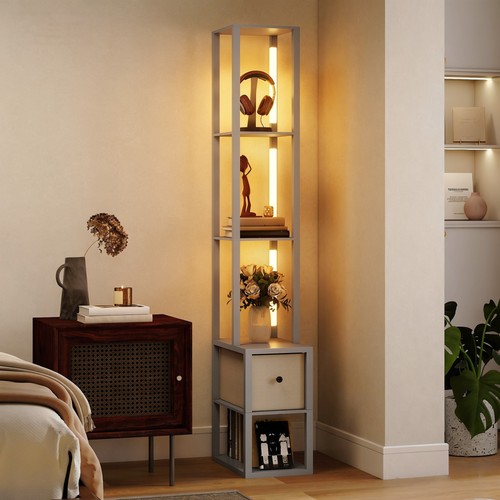 Homcom floor lamp with - floor,