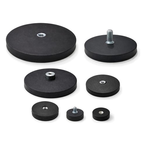 Rubber coated neodymium - rubber,