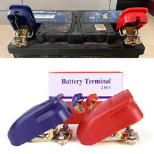 Pair Quick Release Battery Terminals 12V Clamps Car Auto Connectors Caravan Tool