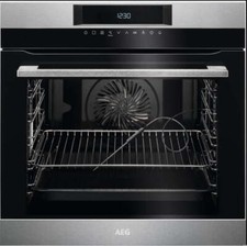 AEG BPK64202HM Built In Single Oven Pyrolytic Stainless Steel GRADE B