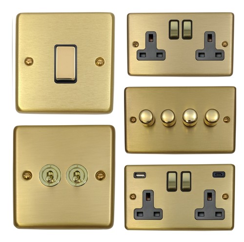 Satin brushed brass - g&h,