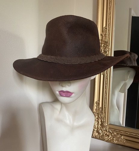 Real leather brown cowboy - real,