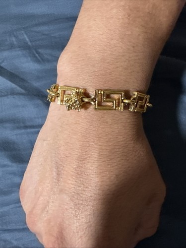 Versace gold plated medusa - gold,