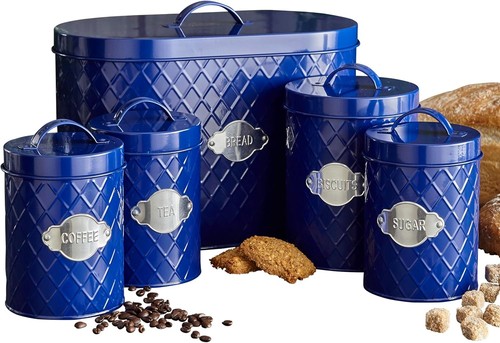 Kitchen canister set metal - canister,