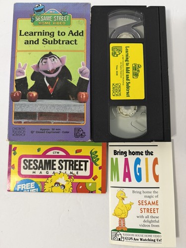 Sesame street home video vhs - street,
