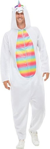 Adult white unicorn costume - adult,