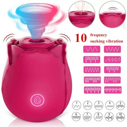Rose vibrator clit sucking - vibrator,