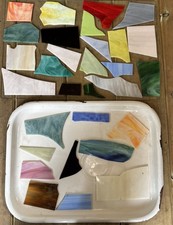 Stained Glass Offcuts, Opals