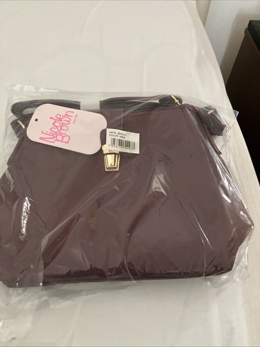 Nicole brown burgundy shoulder - burgundy,