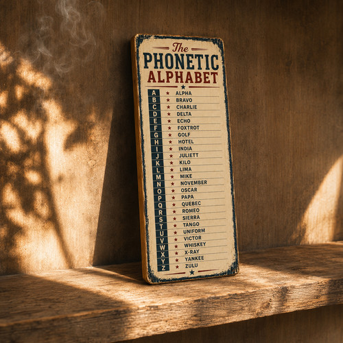 Phonetic alphabet fire service - phonetic,