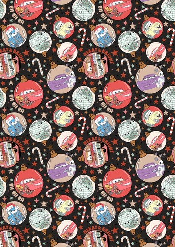 Disney cars christmas wrapping - christmas,