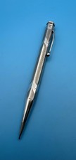 Yard-O-Led ‘TUF’ Sterling Silver Mechanical Pencil Vintage Hexagonal Rare