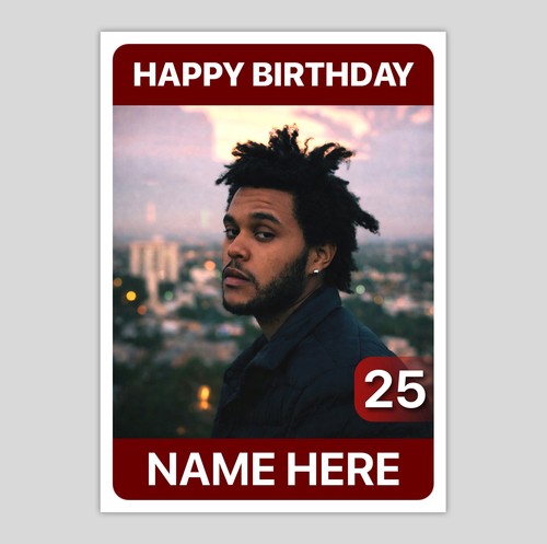 The weeknd personalised - the,