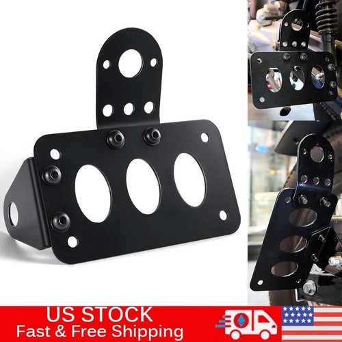 Side mount motorcycle license - side,