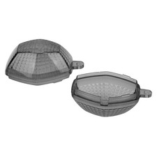 ⁺Black Motorcycle Turn Signal Light Lens Indicator Lamp Cover For GSX